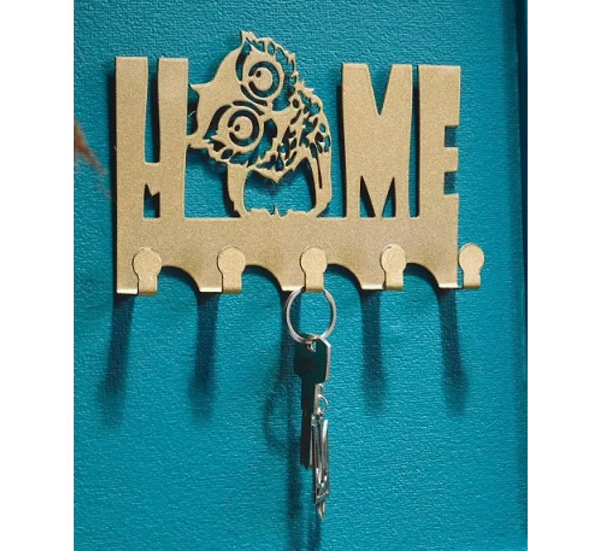 Ключниця метал.5 гач Home золотий 18,5*12см KZ-17