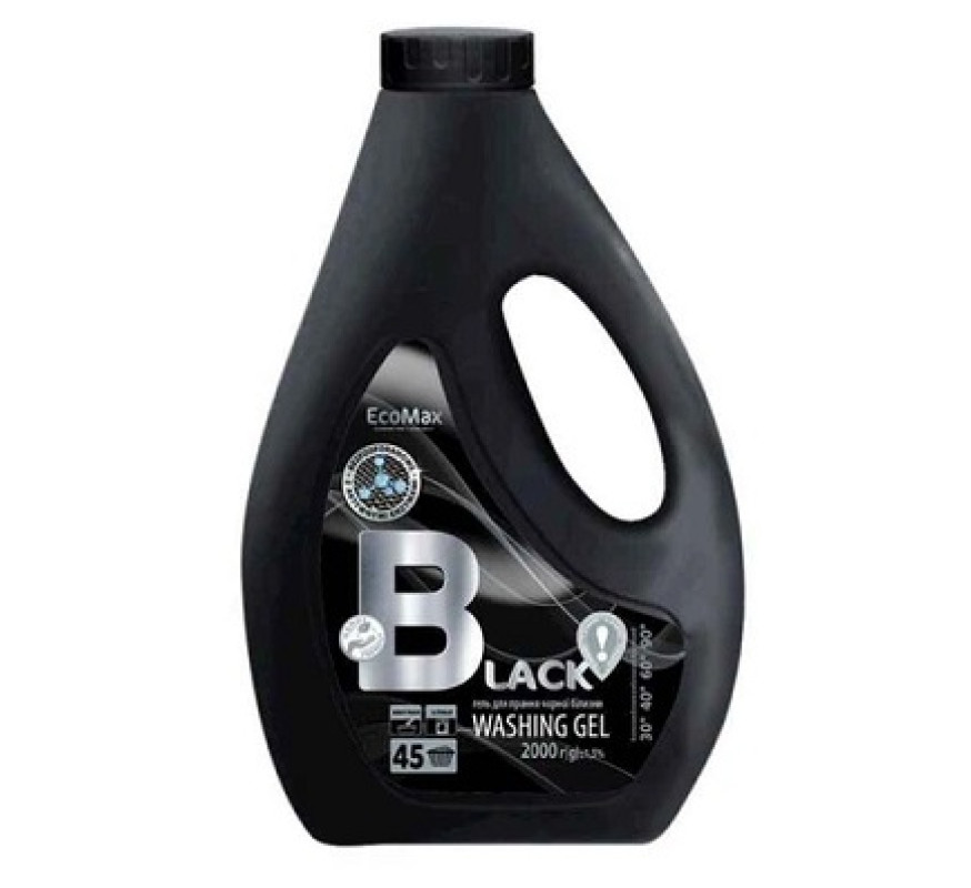 Пральний порошок рідкий Black EcoMax 2л