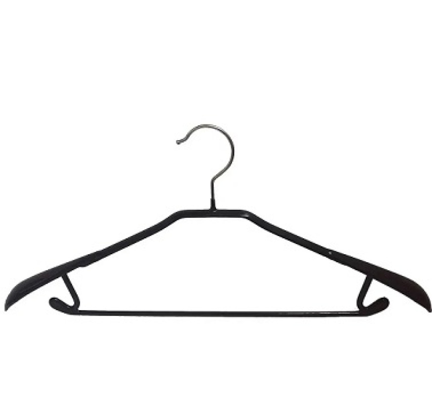 Плічка IDEA HOME метал в силіконі black 1шт