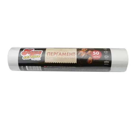 Пергамент 50м 28см Кузя силікон б/втул KS-1046