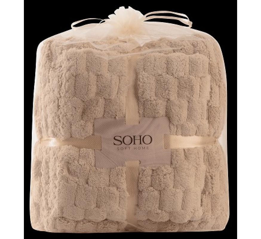 Рушник SOHO набір 35*75+70*140см Sote Beige мікроф
