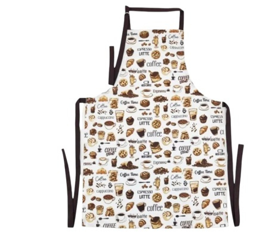 Фартук SOHO Cofee Patern 60*84см хлопок