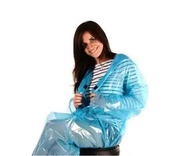 Дощовик плащ на липучці