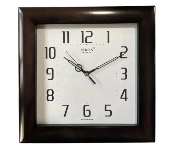 Годинник декор скло Rikon 10951 27,5см темно-корич Годинник декор скло Rikon 10951 27,5см темно-корич