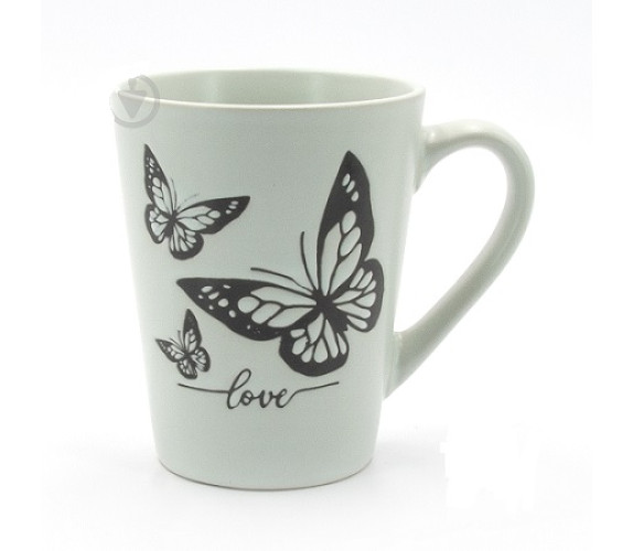 Чашка Milika Butterfly LoftGreen 330мл мікс