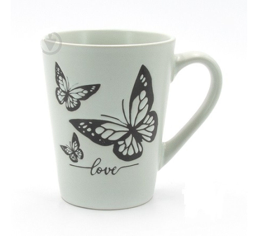 Чашка Milika Butterfly LoftGreen 330мл
