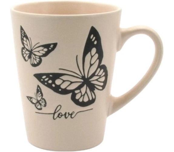 Чашка Milika Butterfly LoftSand 330мл мікс