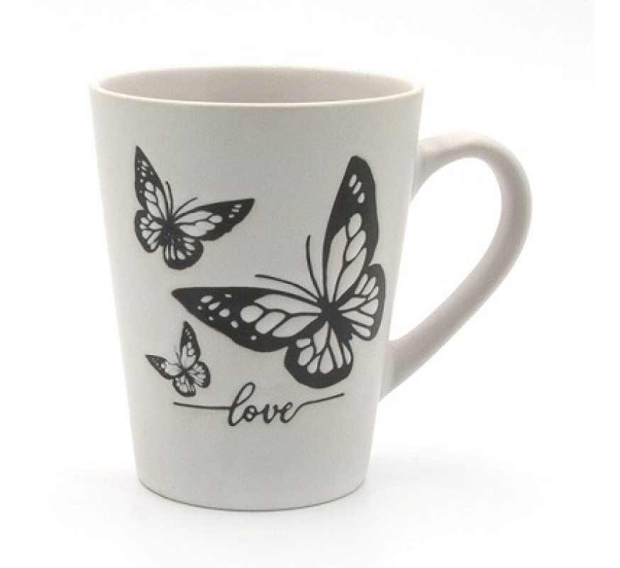 Чашка Milika Butterfly LoftGrey 330мл