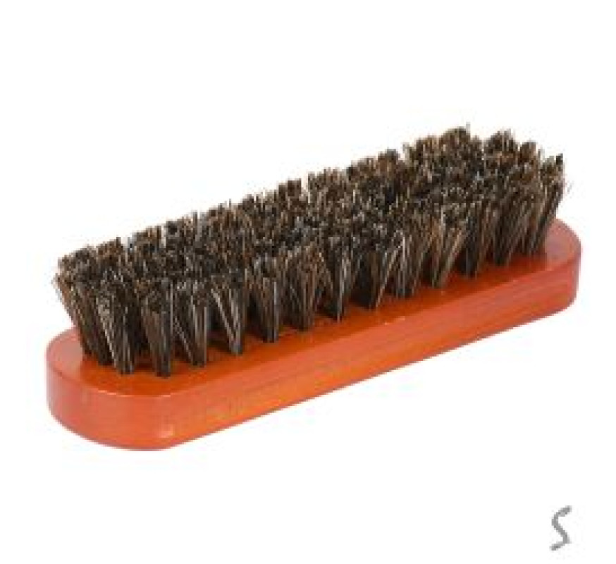 Щітка для взуття з натур ворсом 14*3,5см R32242