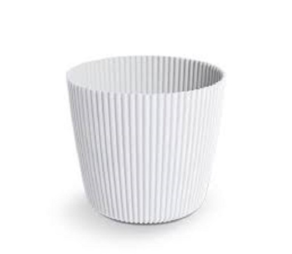 Вазон Milly Round білий 20 DMI200-S449