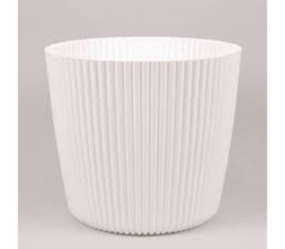 Вазон Milly Round білий 30 DMI300-S449