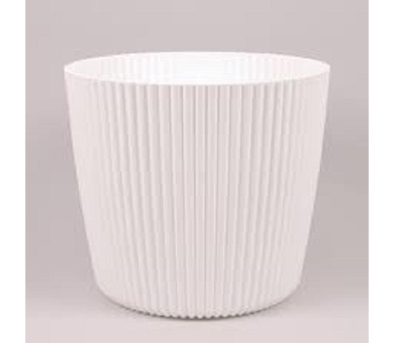 Вазон Milly Round білий 40 DMI400-S449