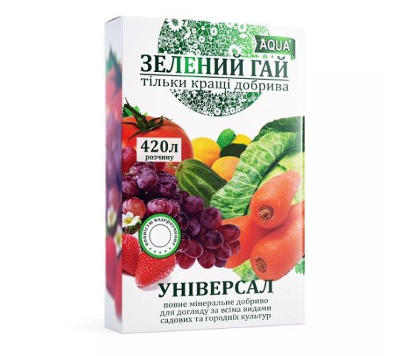 Добриво Зелений гай Універсал 300 г на 420 л Aqua