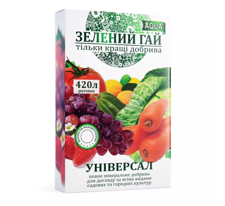 Добриво Зелений гай Універсал 300 г на 420 л Aqua